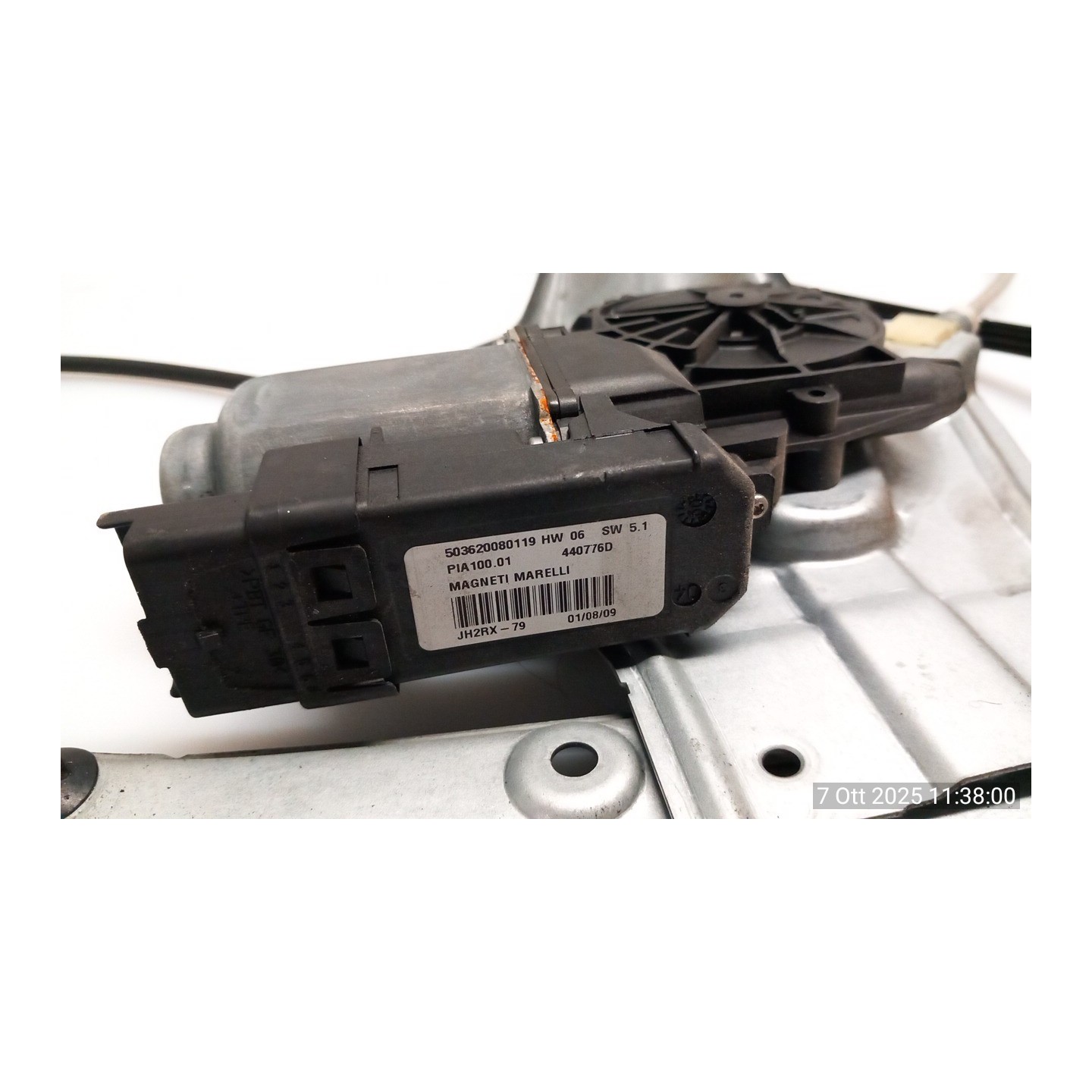 ALZACRISTALLO ELETTR. PORTA POST. C/MOTORINO SX. 026 RENAULT CLIO 3A SERIE (05/09-) D4FL7 8200291151
