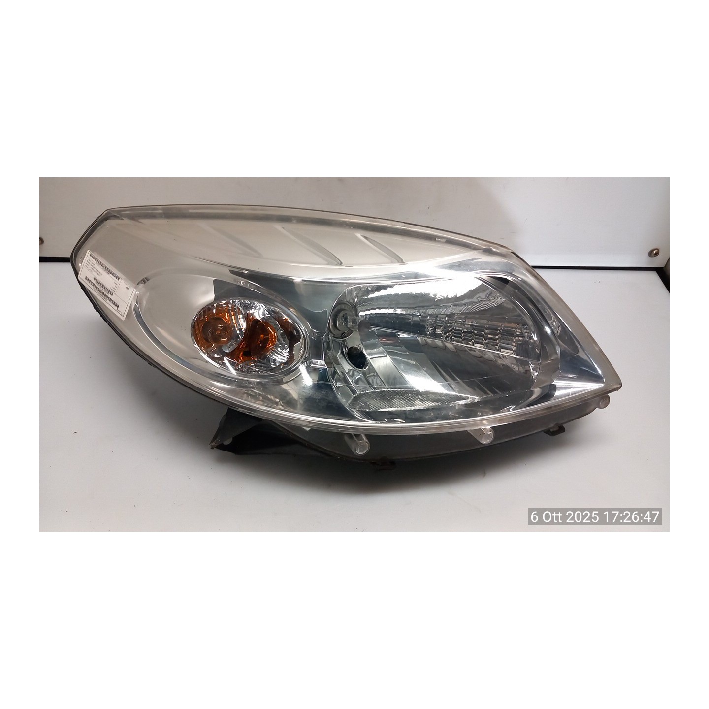 PROIETTORE DX. 060 DACIA SANDERO (07/08-04/13) K7JA7 8200733877