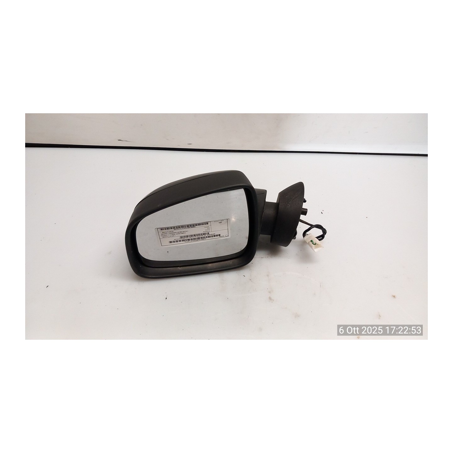RETROVISORE EST. REGOLAZ. ELETTR. SX. 062 DACIA SANDERO (07/08-04/13) K7JA7 963023520R