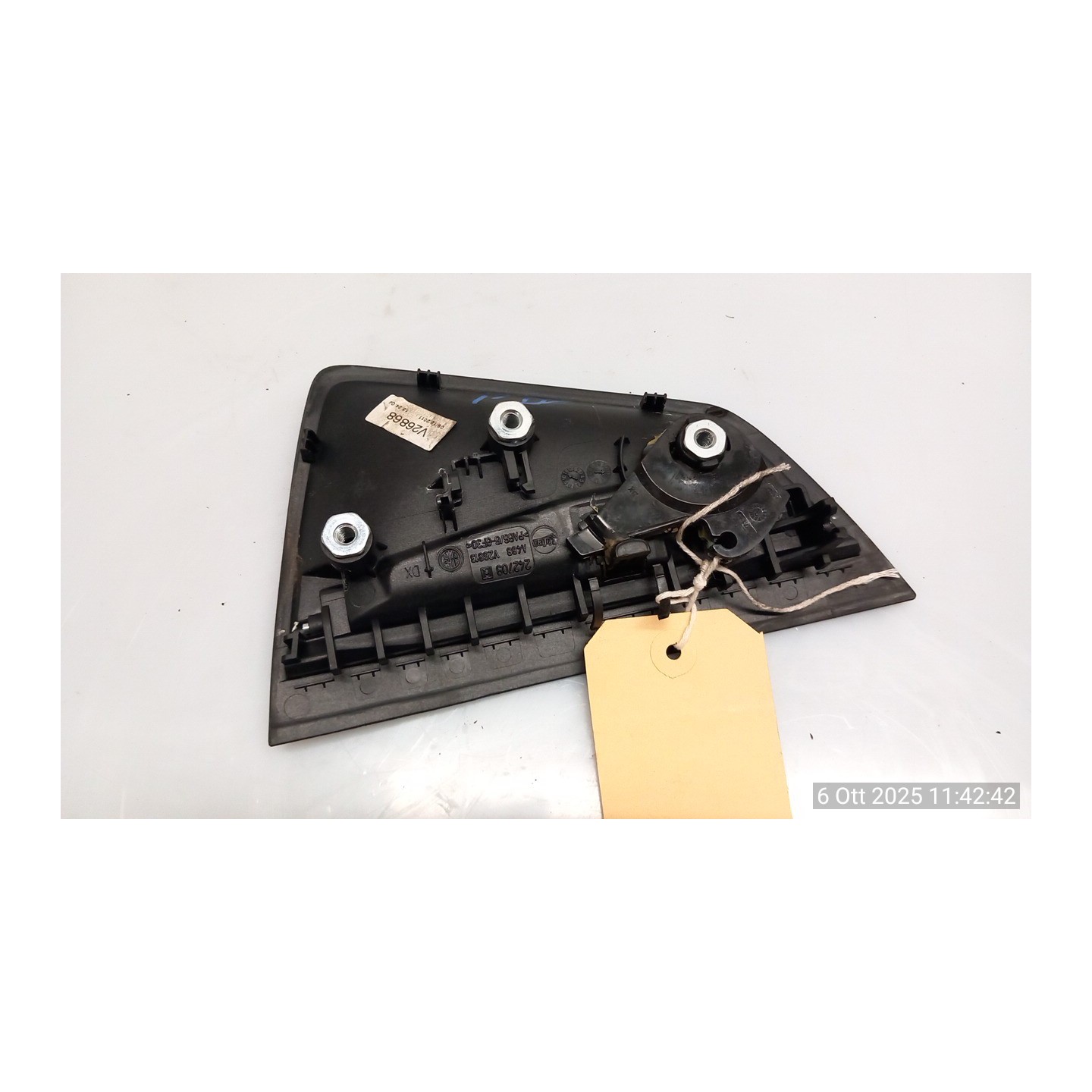 MANIGLIA PORTA POST. DX. 078 ALFA ROMEO GIULIETTA (X7) (03/10-10/13) 940A3000 156098844
