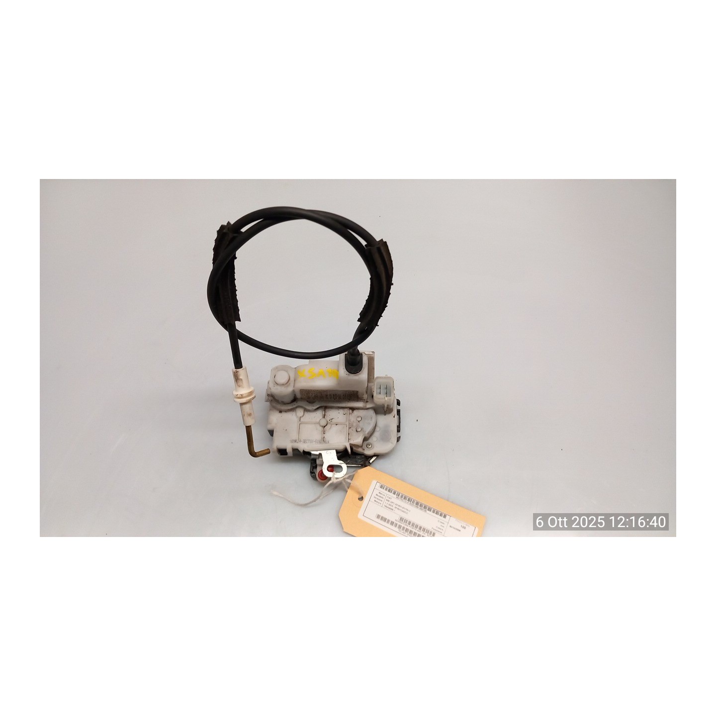 SERRATURA PORTA ANT. DX. 100 FIAT 500 (3P) (07/07-01/15) 169A4000 52191859