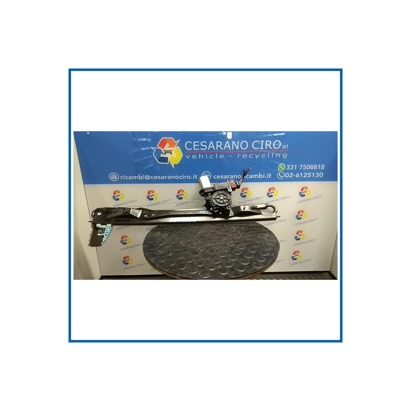 ALZACRISTALLO ELETTR. PORTA ANT. CON MOTORINO SX.