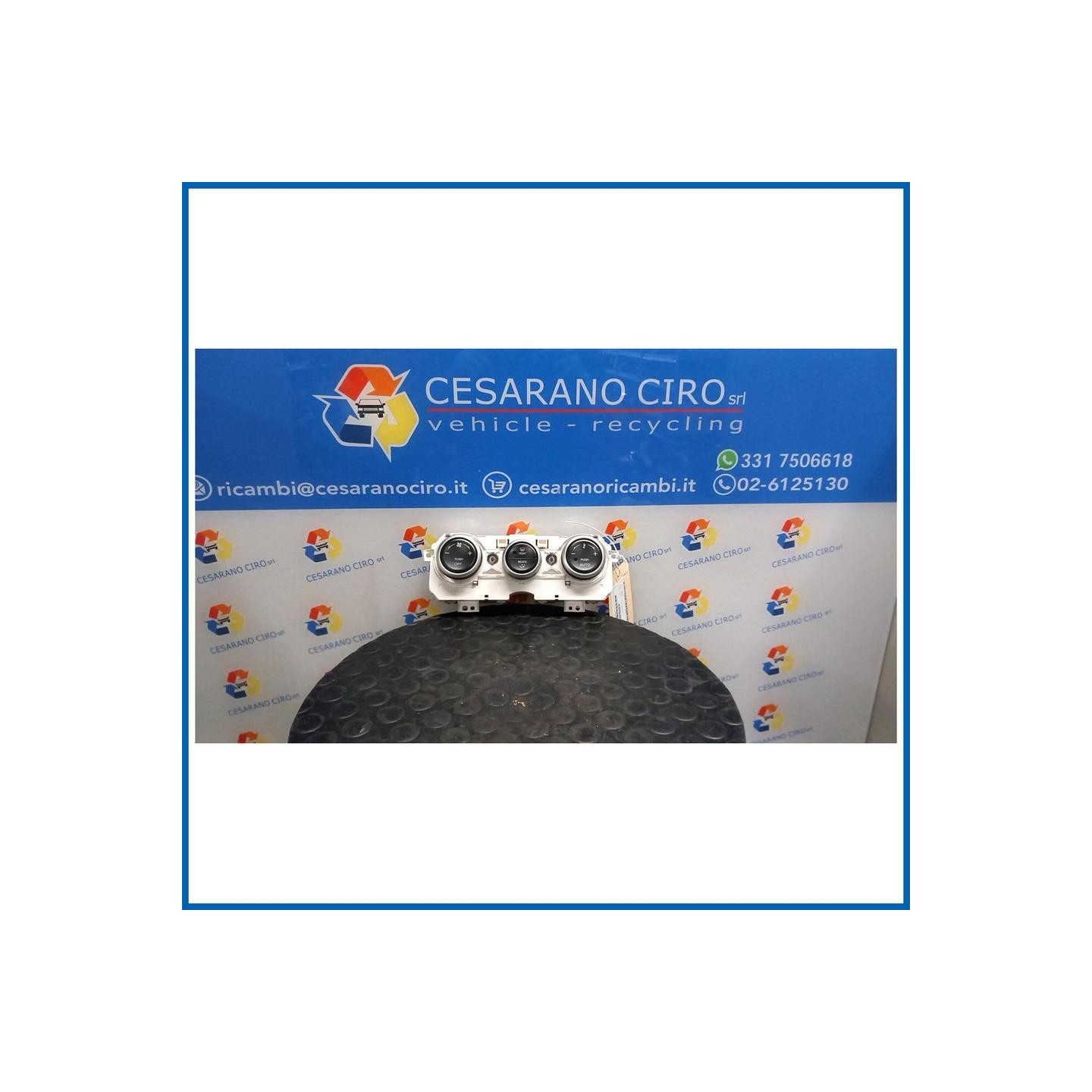 BLOCCO COMANDO CLIMATIZZAZIONE MECCANICO MAZDA MAZDA 6 1A SERIE (06/02>06/09