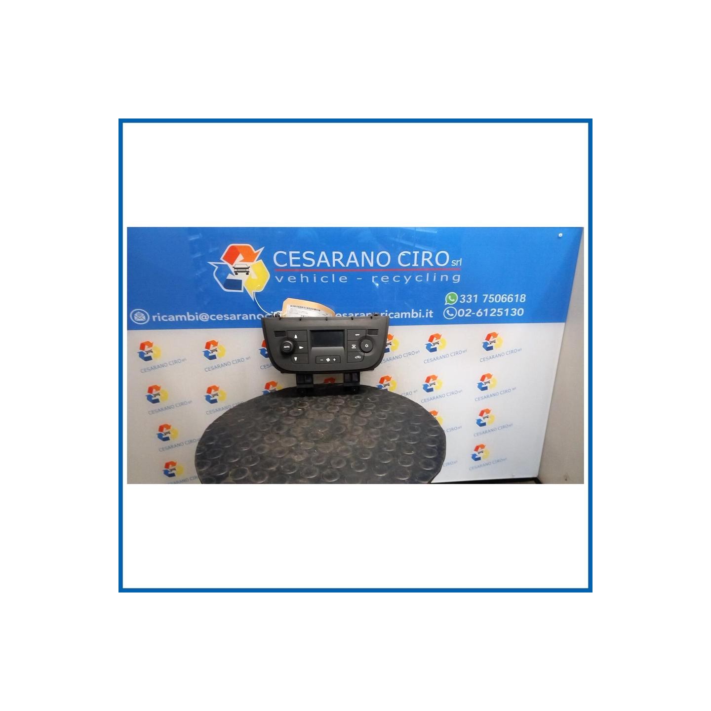 BLOCCO COMANDO CLIMATIZZAZIONE P/A/C AUTO FIAT DOBLO' (3V) (11/09>04/15
