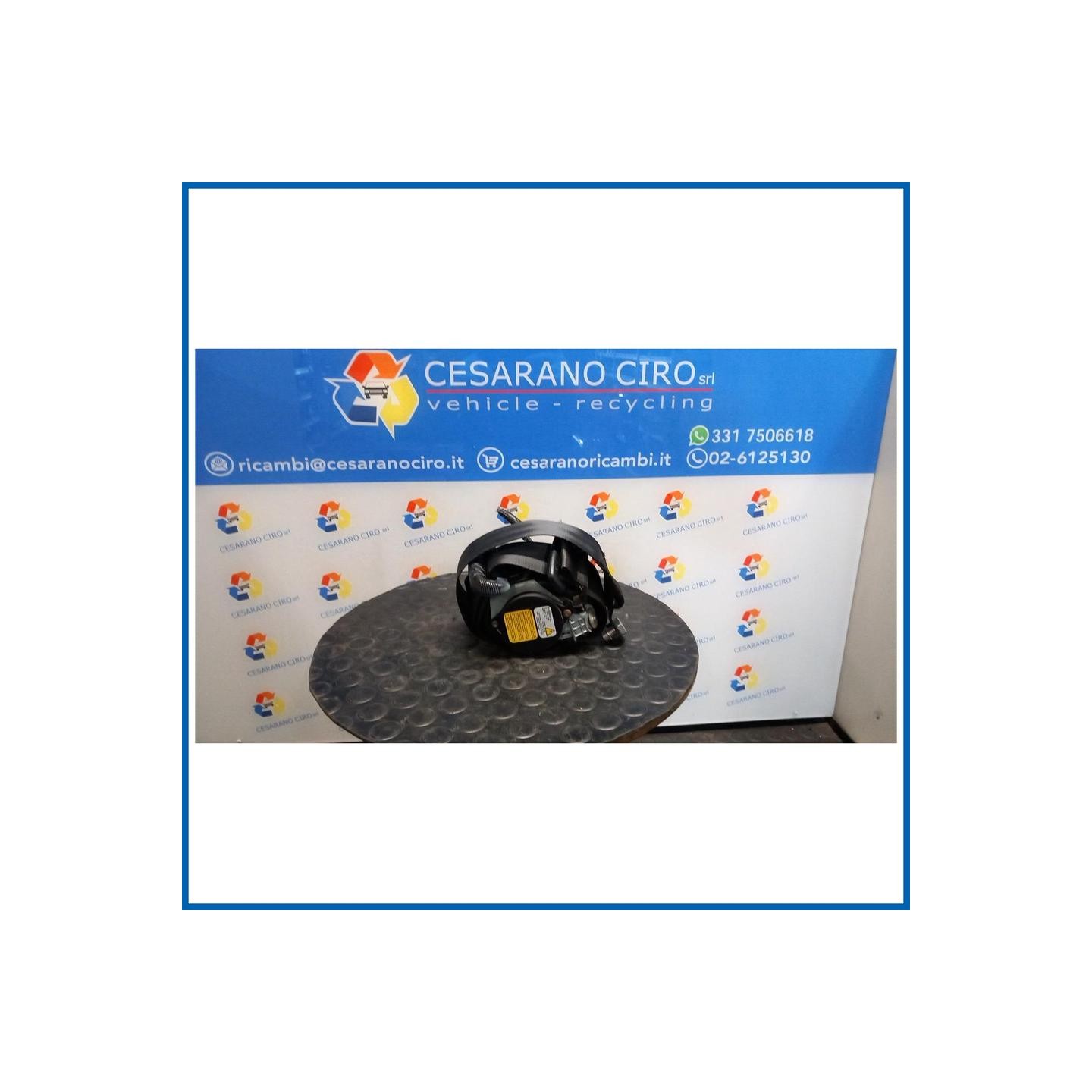 CINTURA DI SICUREZZA ANT. DX. FIAT DOBLO' (3V) (11/09>04/15