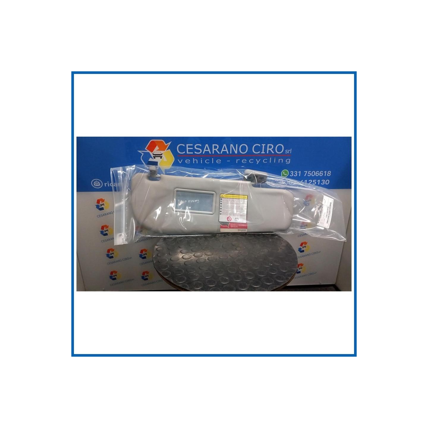 ALETTA PARASOLE PARABREZZA DX. FIAT DOBLO' (3V) (11/09>04/15