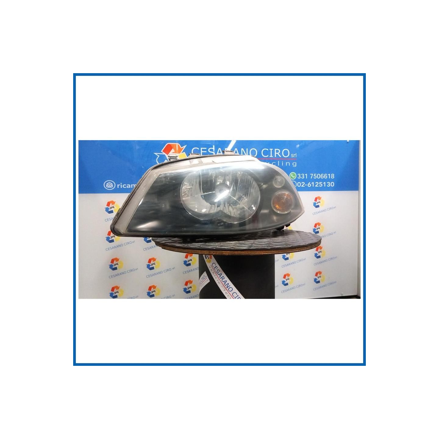 PROIETTORE COMPLETO DOPPIO ALOGENO SX. SEAT IBIZA (6L) (12/01>08/09