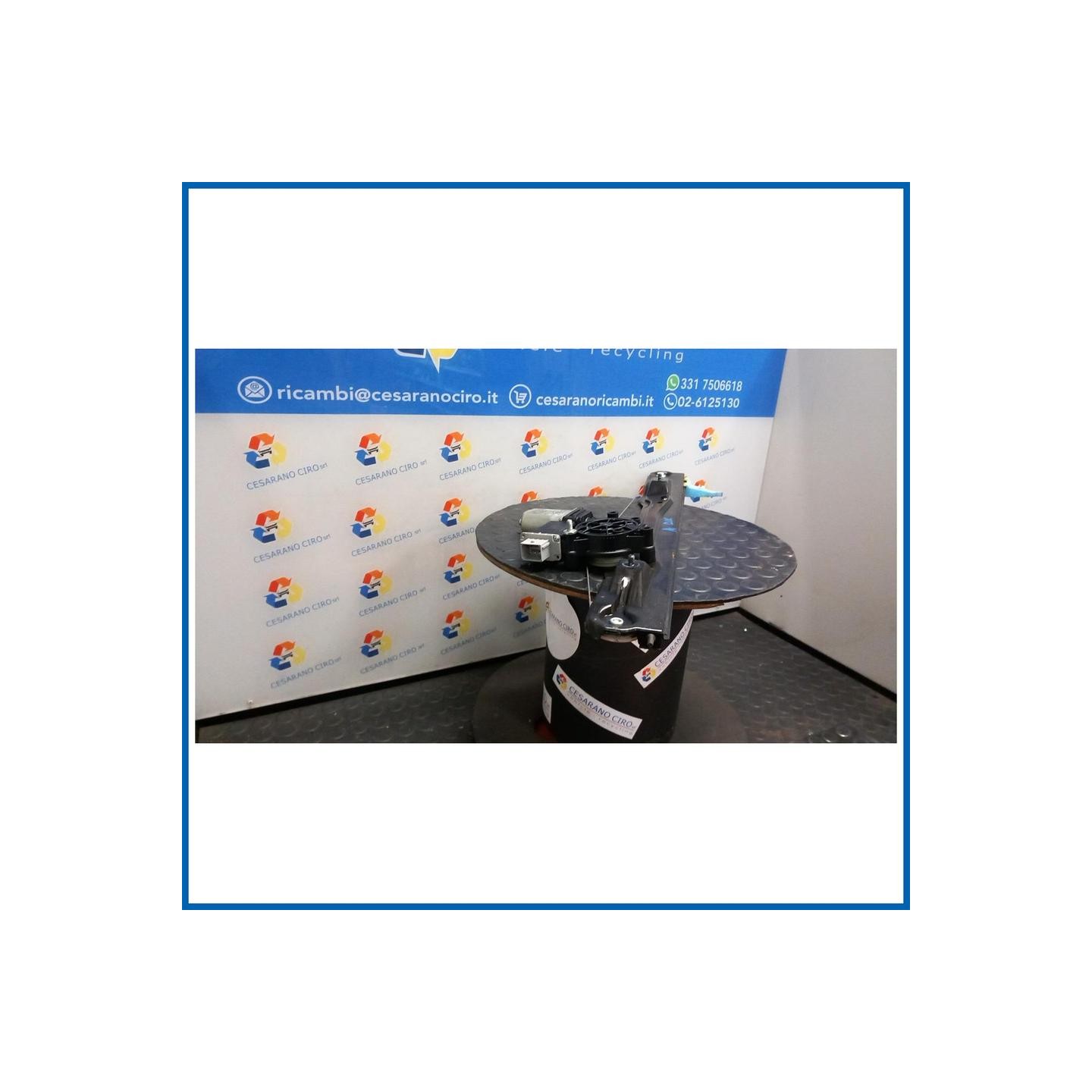 ALZACRISTALLO ELETTR. PORTA ANT. C/MOTORINO DX. FIAT DOBLO' CARGO (3V) (12/09>)