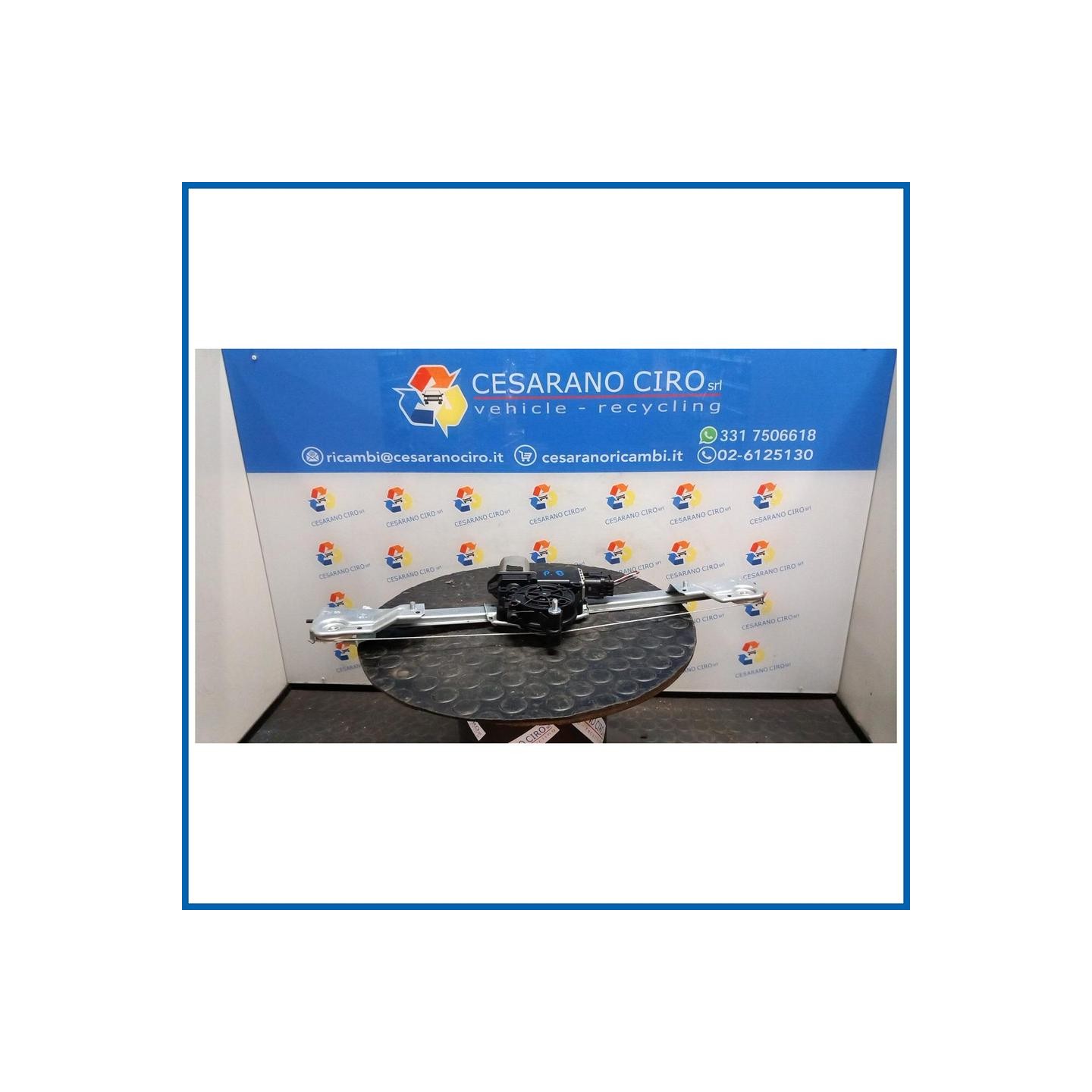 ALZACRISTALLO ELETTR. PORTA POST. CON MOTORINO DX. FIAT DOBLO' COMBI (3V) (12/09>04/15