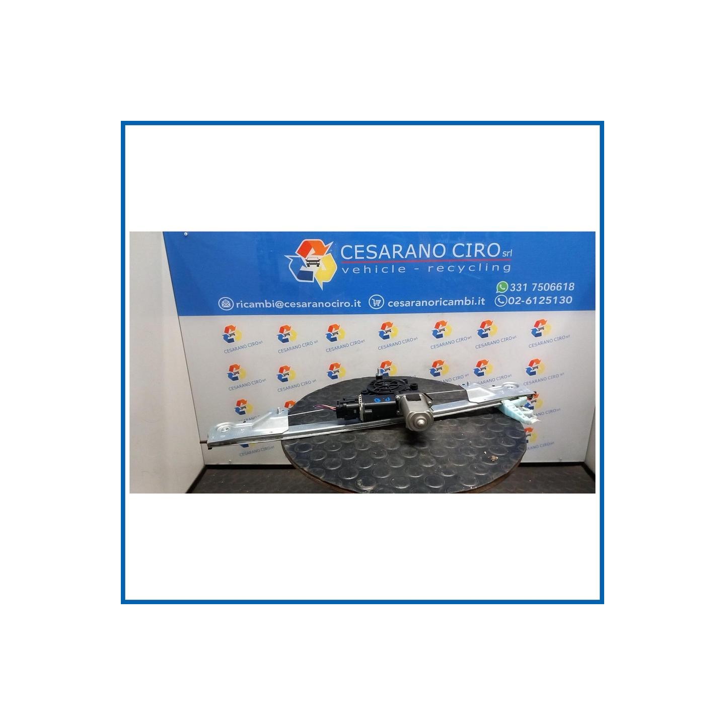 ALZACRISTALLO ELETTR. PORTA POST. CON MOTORINO DX. FIAT DOBLO' COMBI (3V) (12/09>04/15