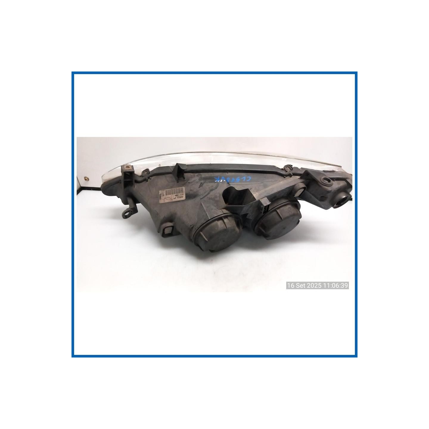 PROIETTORE S/FENDINEBBIA VALEO DX. PEUGEOT 307 (04/01>12/06
