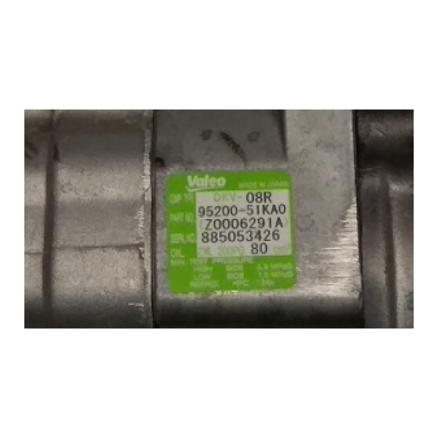 COMPRESSORE A/C 023 OPEL AGILA (H08) (01/08-) K12B 93194040