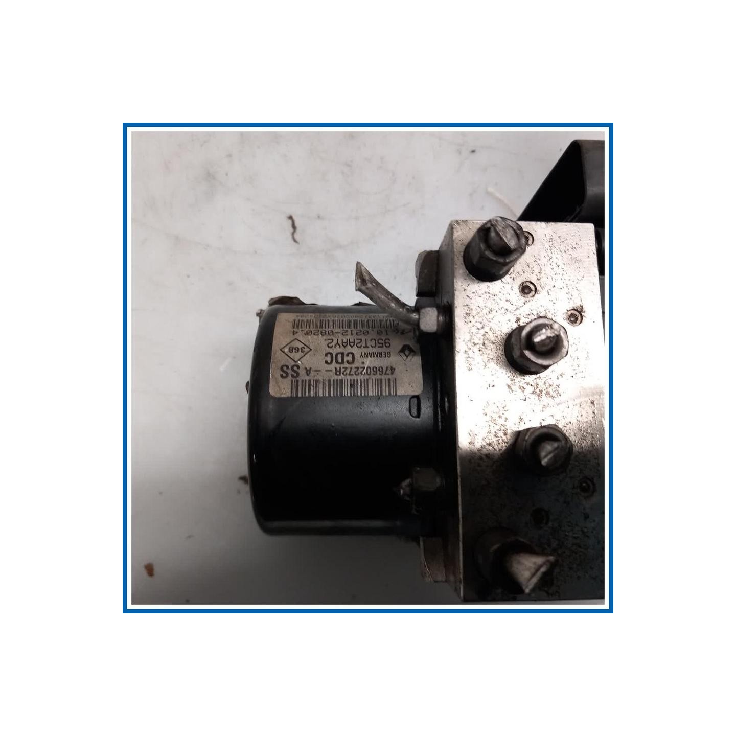 Abs (gruppo) BLOCCO IDRAULICO 
 
ant. RENAULT MEGANE 1a Serie (01/96>09/99