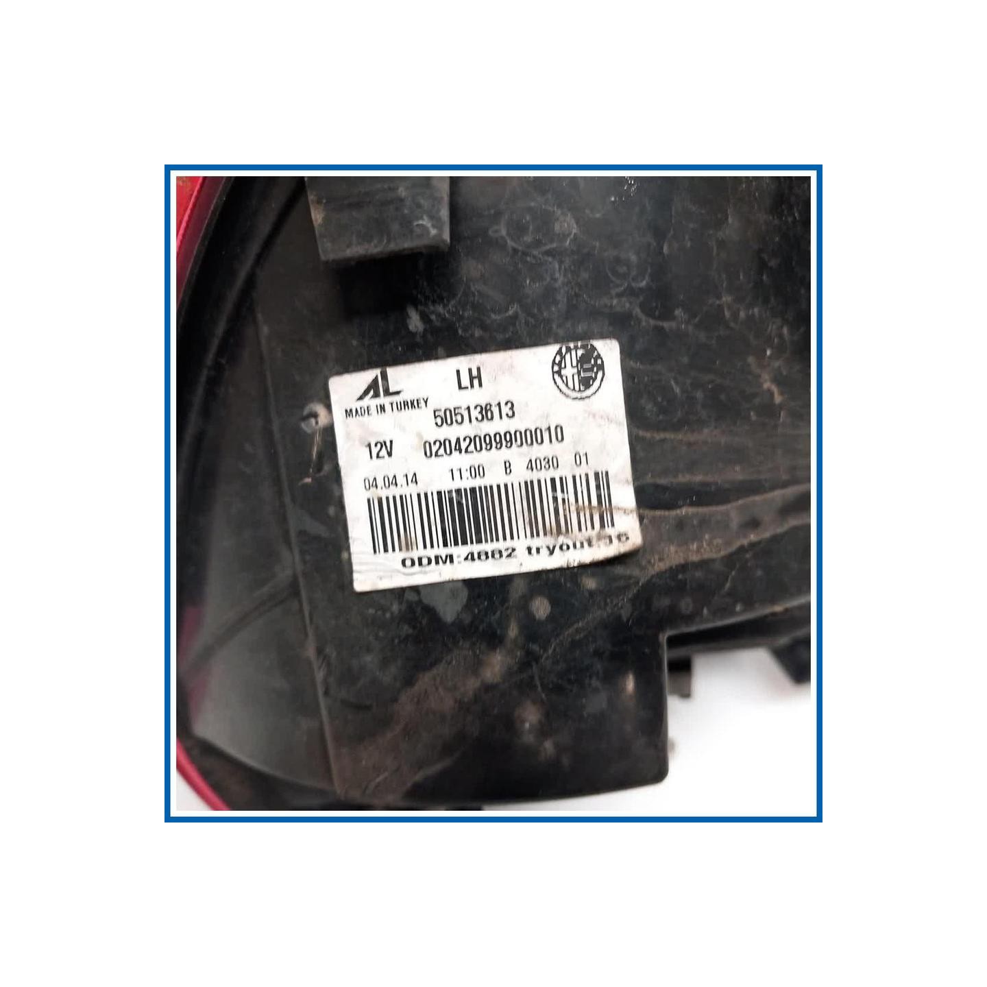 Fanale est. FANALE POSTERIORE 
sx. 
post. ALFA ROMEO Giulietta