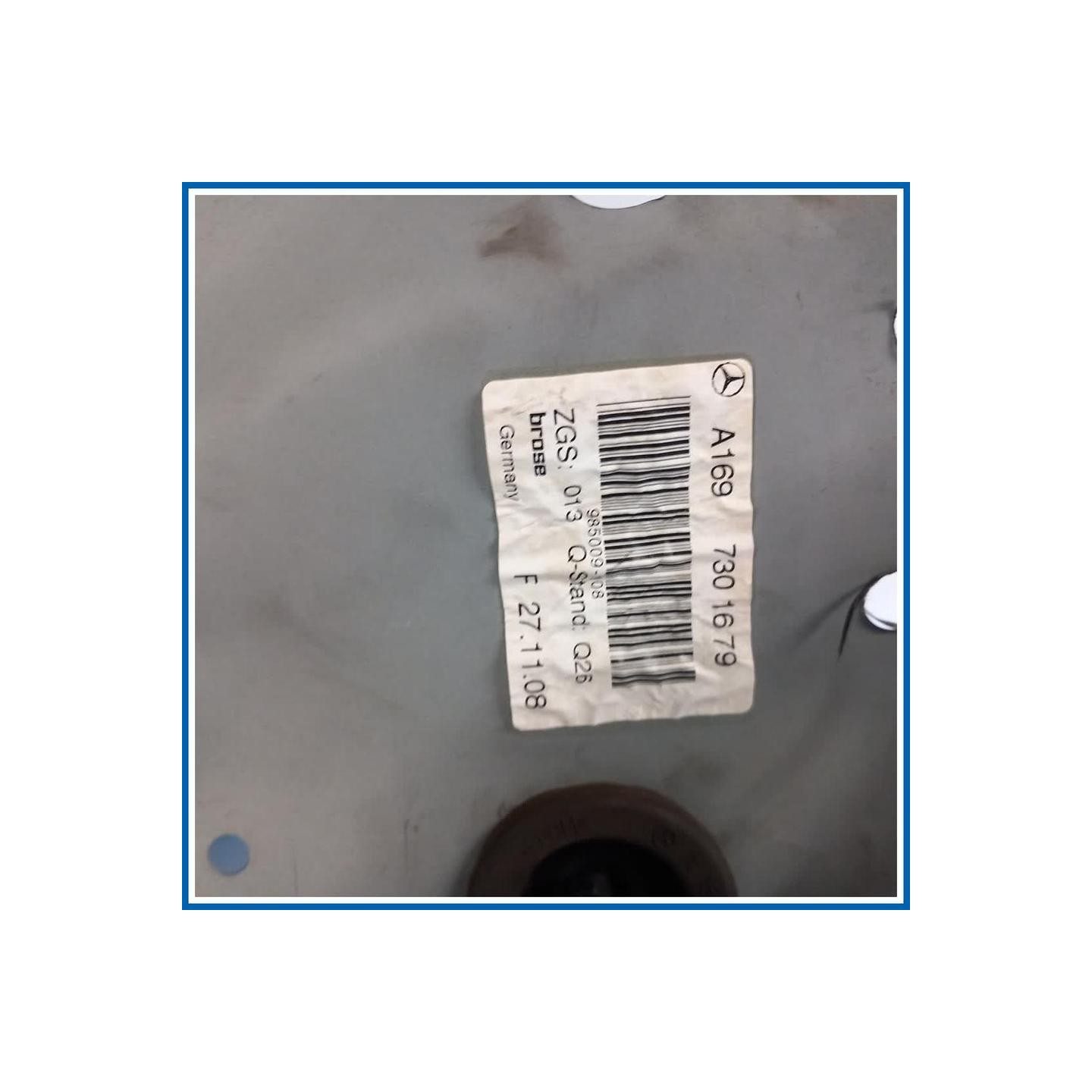 Alzacristallo porta SUPPORTO DI BASE 
dx. 
post. MERCEDES Classe B W245