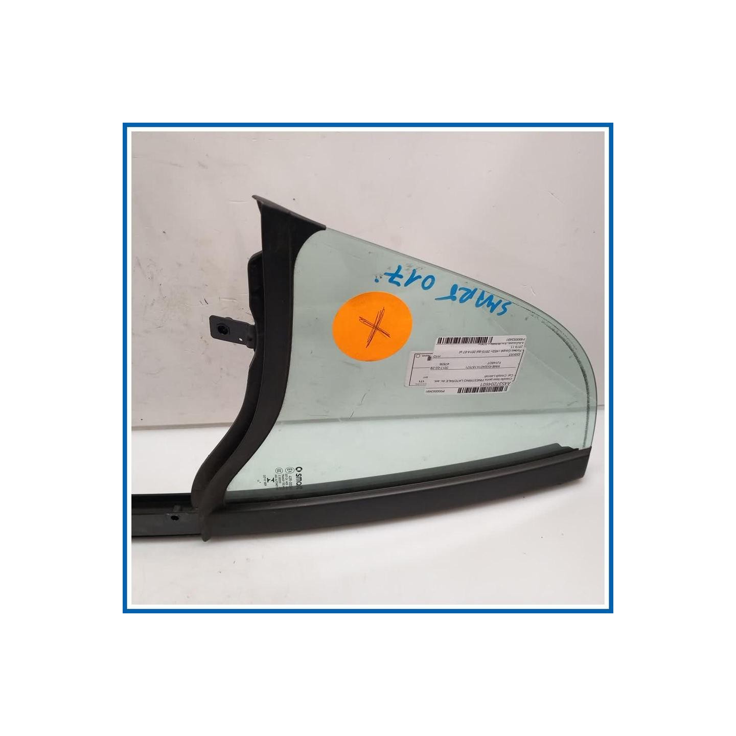 Cristallo fisso porta FINESTRINO LATERALE 
dx. 
ant. SMART Fortwo Coupe