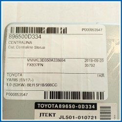 CENTRALINA TOYOTA Yaris IV