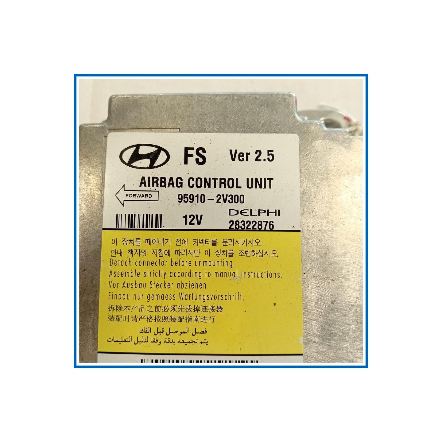 Centralina air-bag MODULO-CONTR AIRBAG 
 
 HYUNDAI Veloster