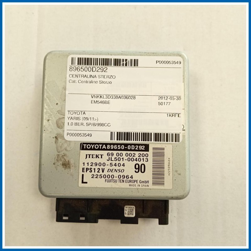 CENTRALINA STERZO TOYOTA Yaris (France ) III