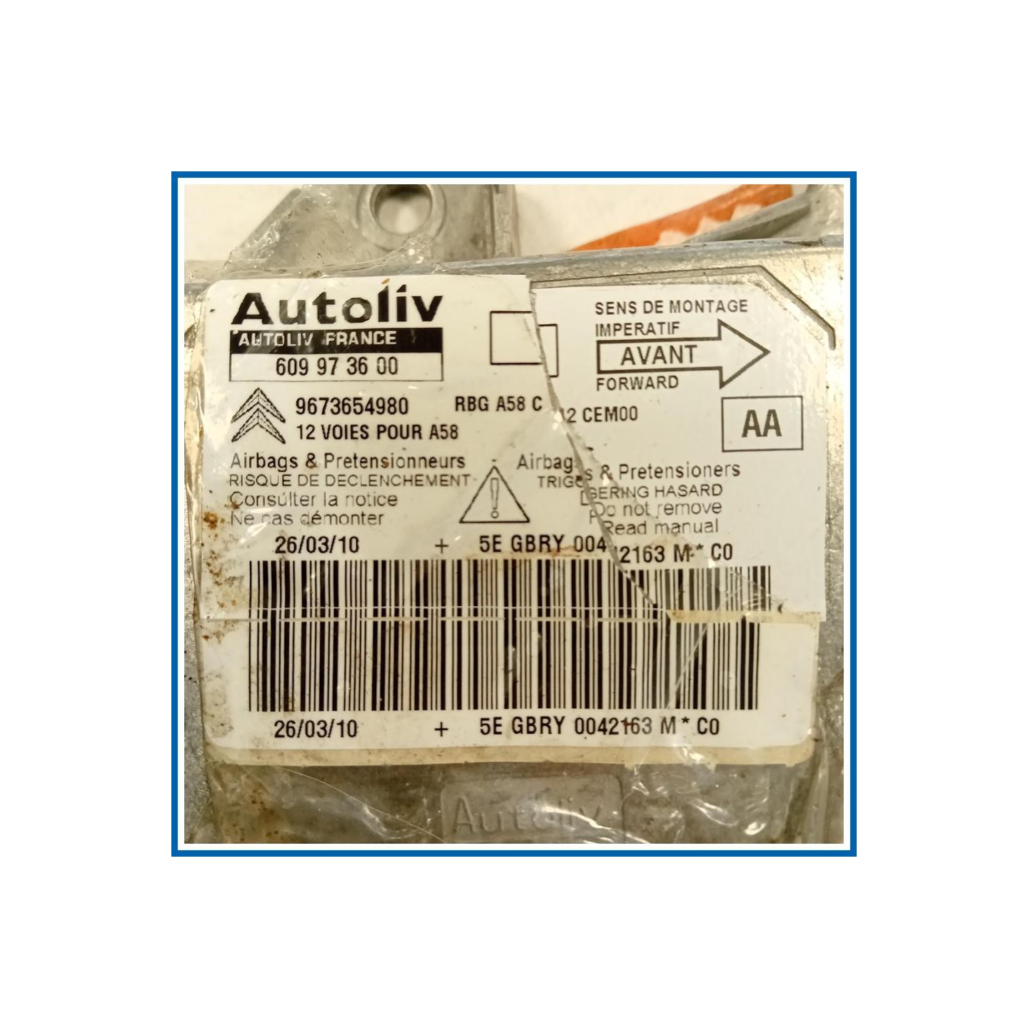 Centralina Comando Airbag CITROEN C3 Picasso