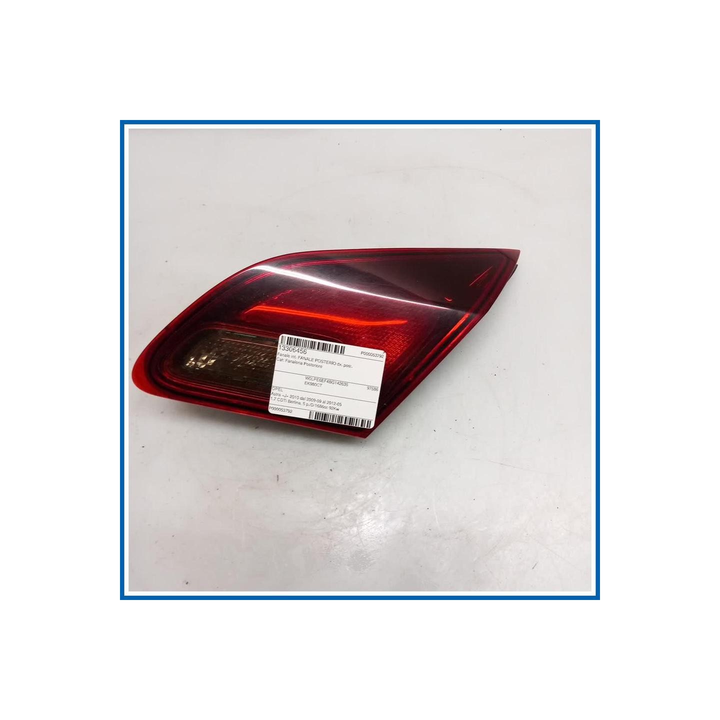 Fanale int. FANALE POSTERIO 
dx. 
post. OPEL Astra J