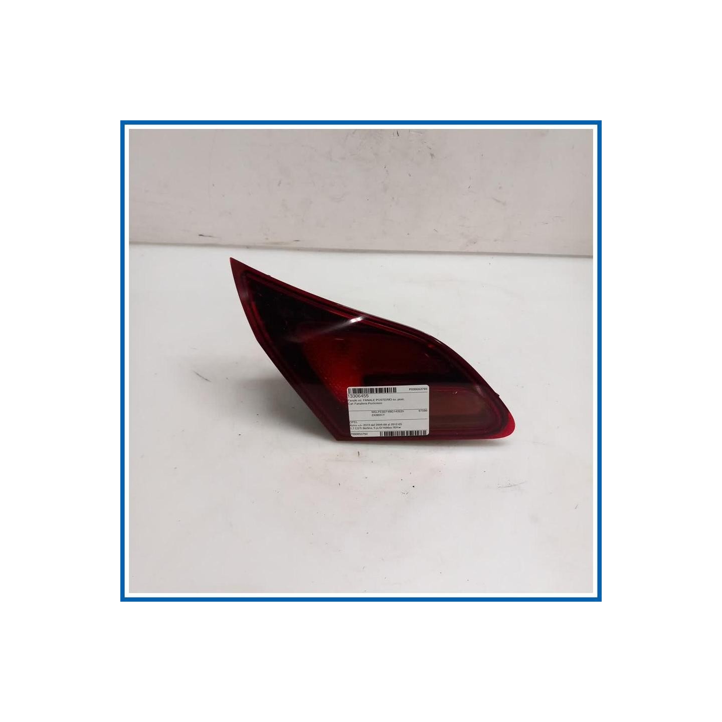 Fanale int. FANALE POSTERIO 
sx. 
post. OPEL Astra J