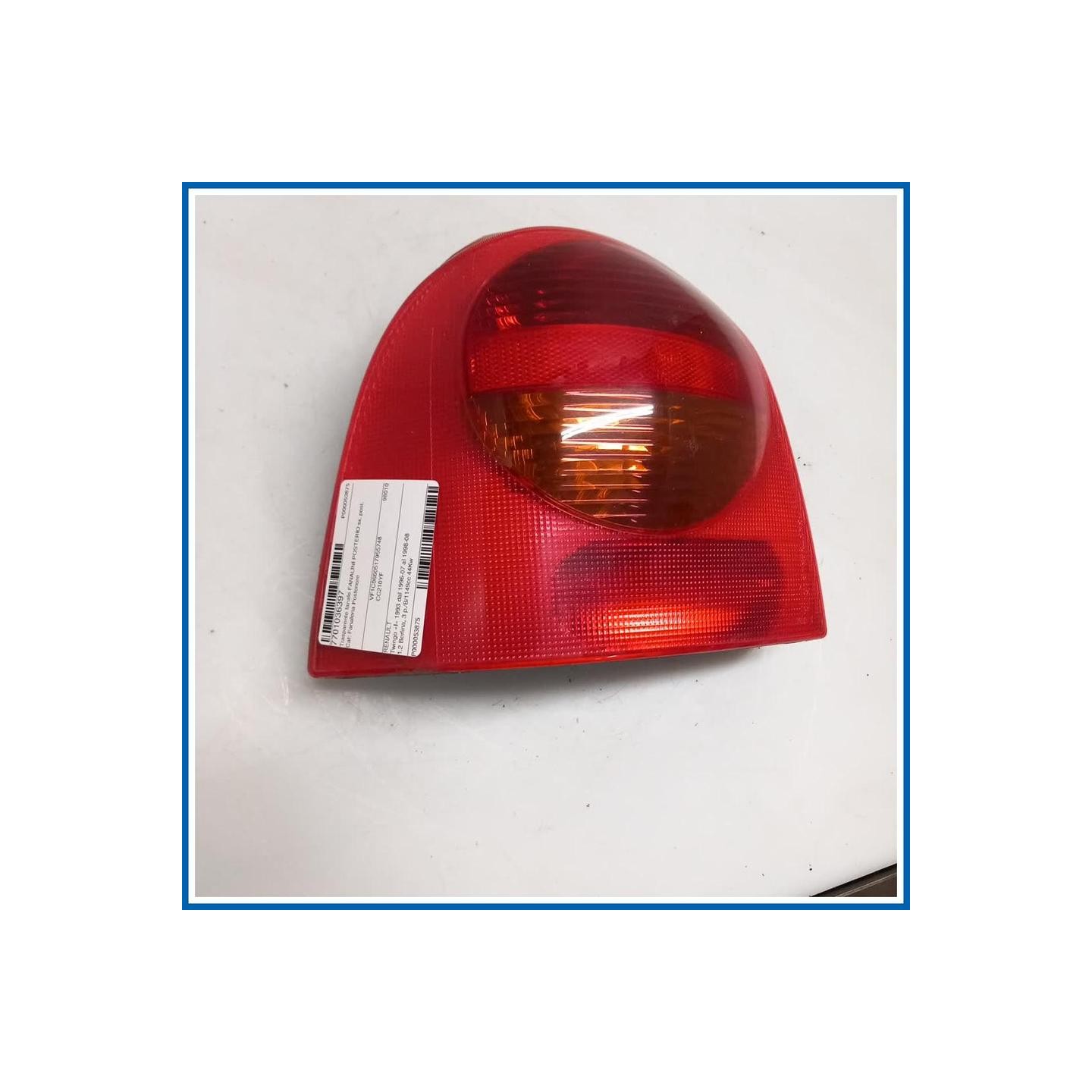 Trasparente fanale FANALINI POSTERIO 
sx. 
post. RENAULT Twingo I