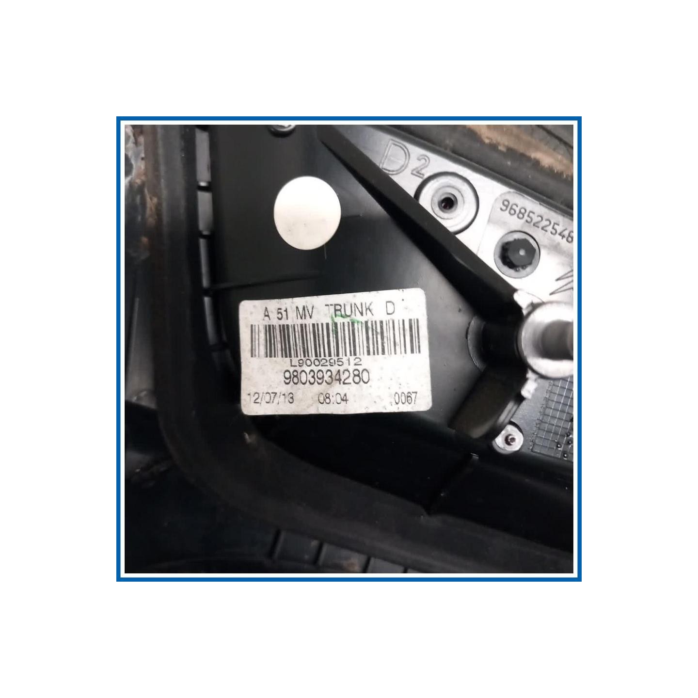 Catadiottro CATARIFRANGENTE 
dx. 
post. CITROEN C3 II