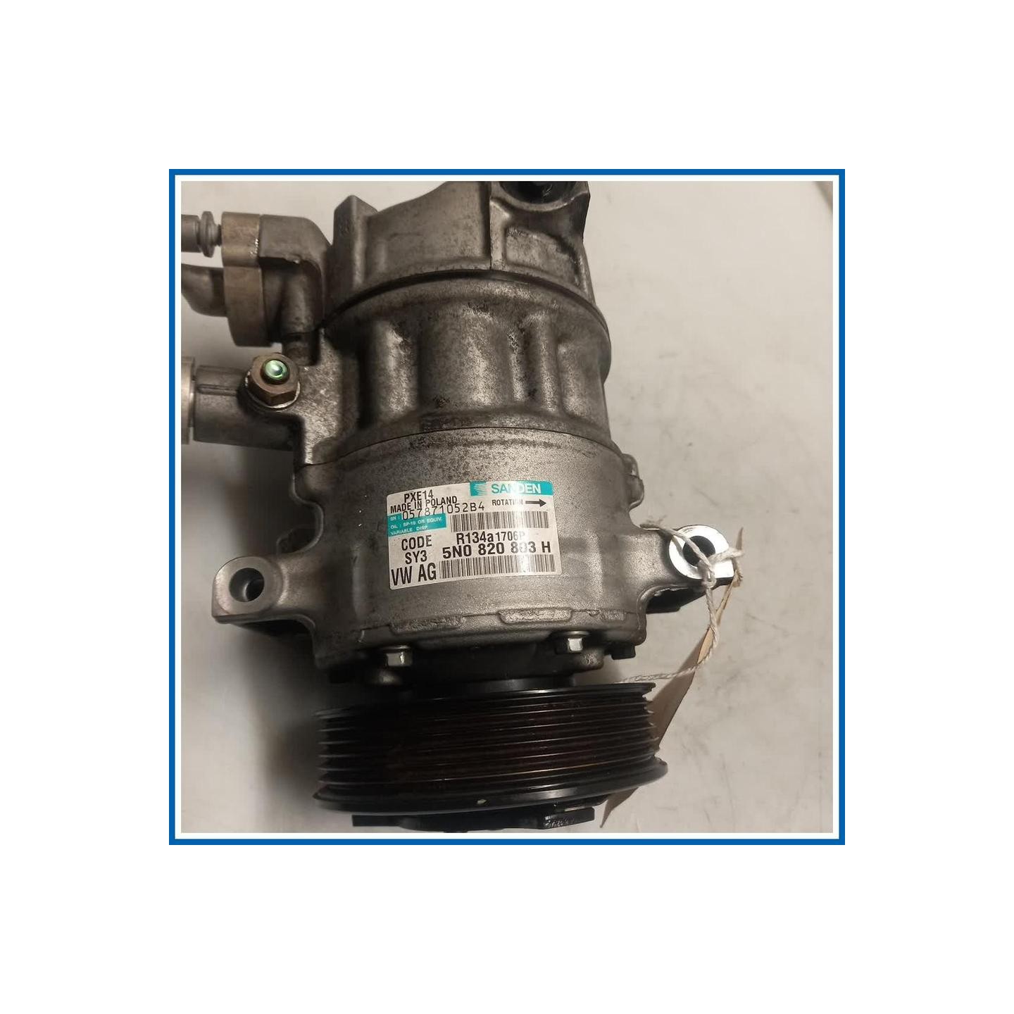 Compressore a/c . 
 
 AUDI A3 8PA Sportback