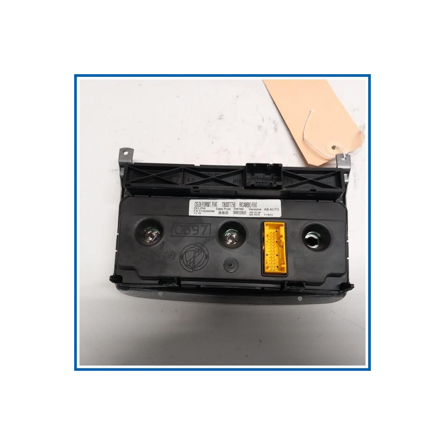 Modulo comando riscaldamento / clima CENTRALINA ELETTRON |  |  ALFA ROMEO 147 I