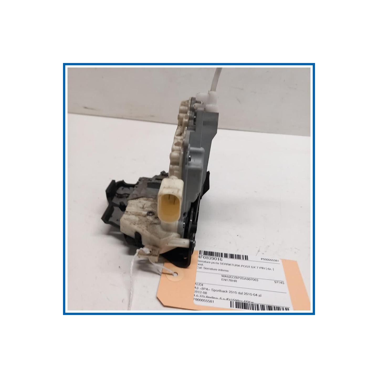 Serratura porta SERRATURA POST DX 7 PIN | dx. | post. AUDI A3 8PA Sportback
