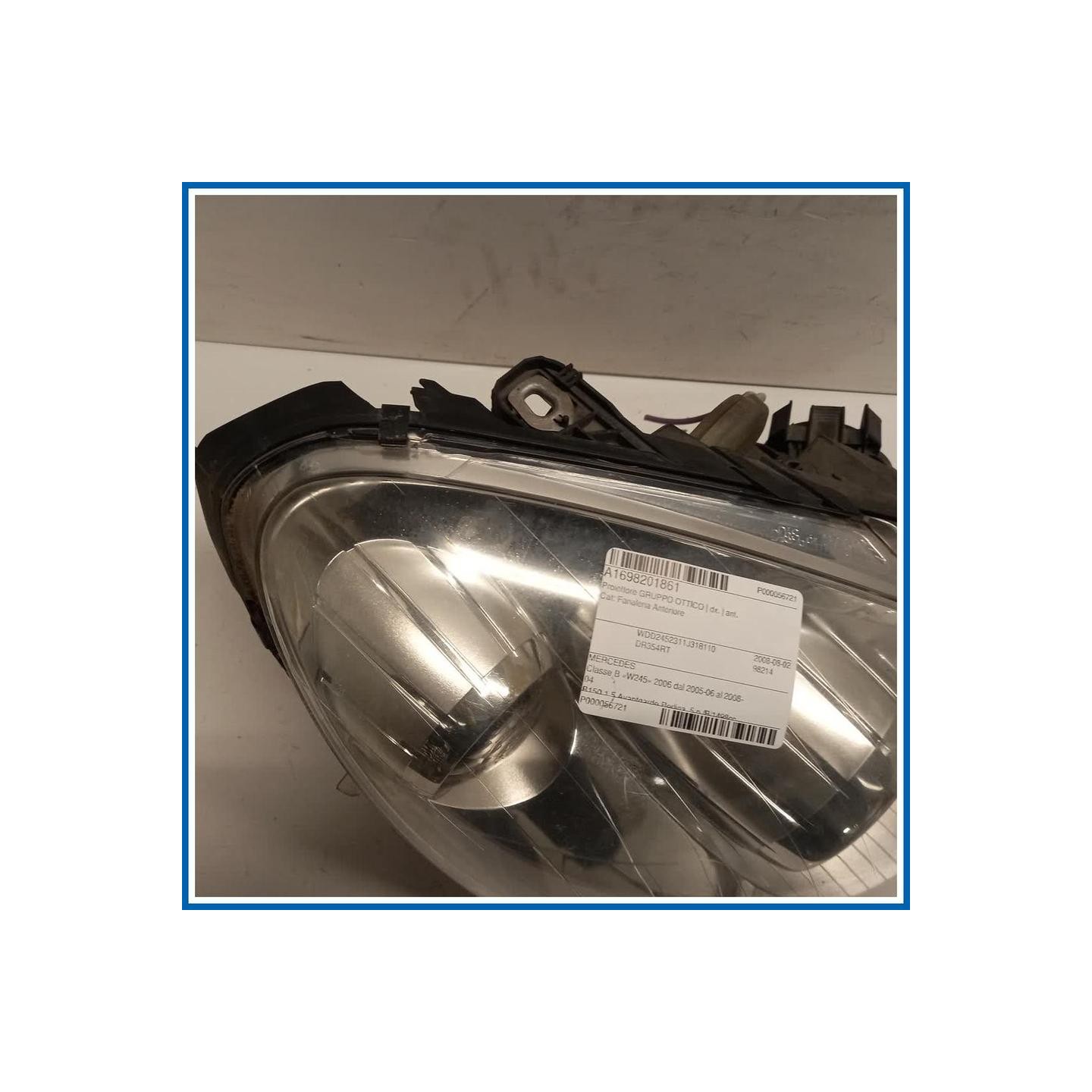 Proiettore GRUPPO OTTICO | dx. | ant. MERCEDES Classe B W245