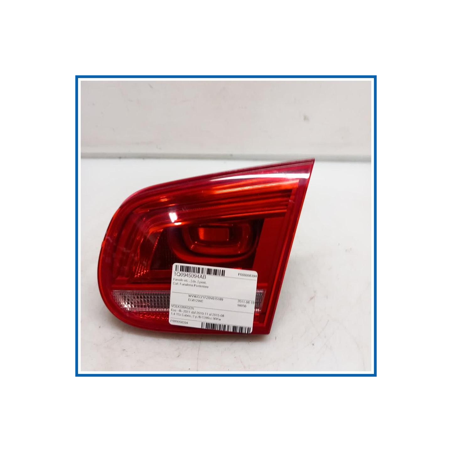 Fanale int. . | dx. | post. VOLKSWAGEN Eos II