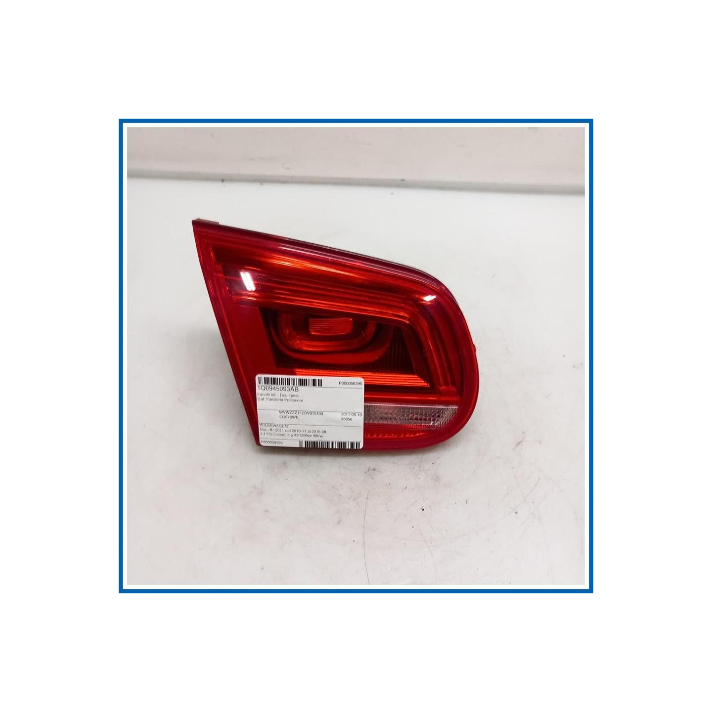Fanale int. . | sx. | post. VOLKSWAGEN Eos II