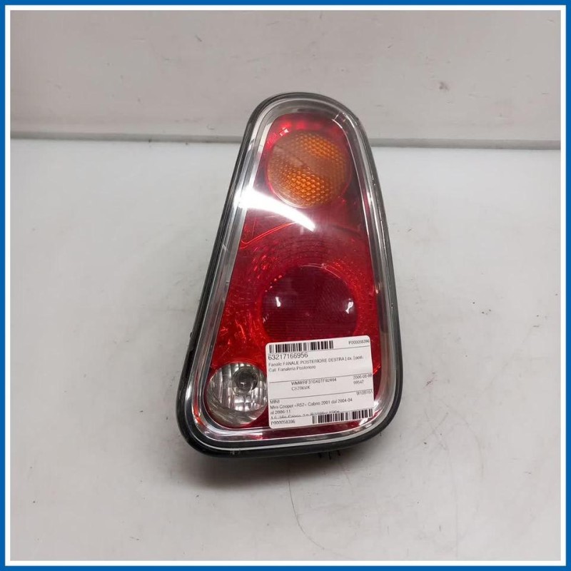 Fanale FANALE POSTERIORE DESTRA | dx. | post. MINI Mini Cooper R52 Cabrio