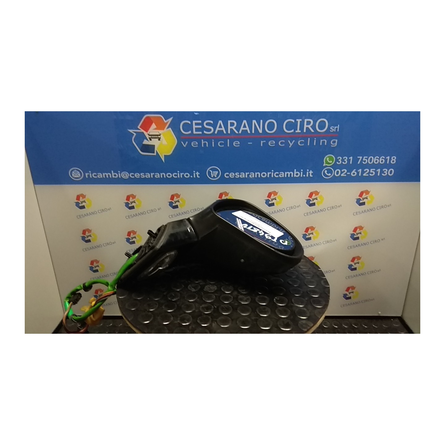 RETROVISORE EST. REGOLAZ. ELETTR. RIPIEGHEVOLE ELET. DX. 007 PEUGEOT 308 (08/07-) 9HZ 8153NF