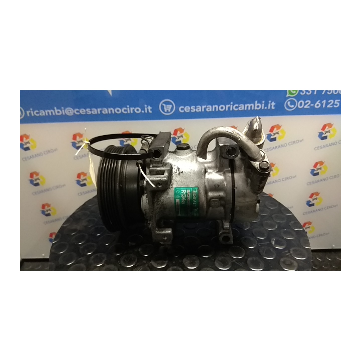COMPRESSORE A/C 054 RENAULT CLIO 2A SERIE (04/98-04/01) E7JC6 7700875357