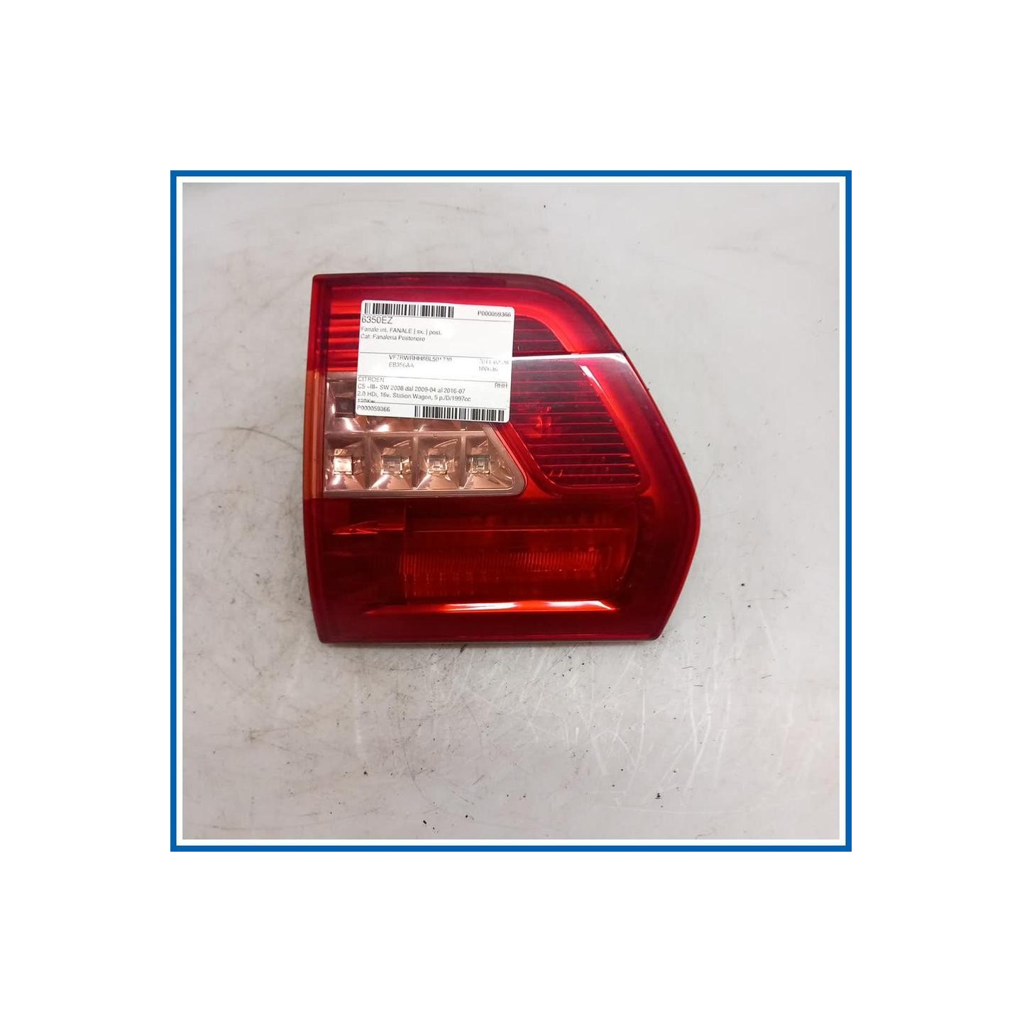 Fanale int. FANALE | sx. | post. CITROEN C5 III SW