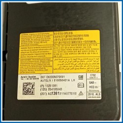 Air-bag sedile (ant.) . | sx. |  OPEL Astra J