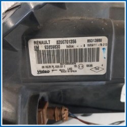 Proiettore O:PROI NON ATTR | dx. | ant. OPEL Vivaro A