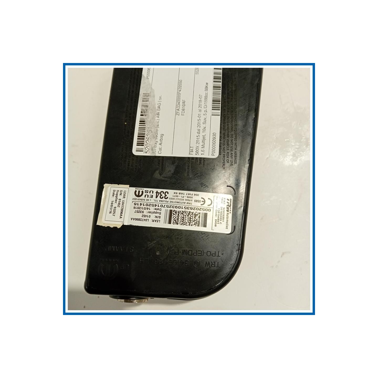 Air-bag sedile (ant.) AIR BAG | sx. FIAT 500X