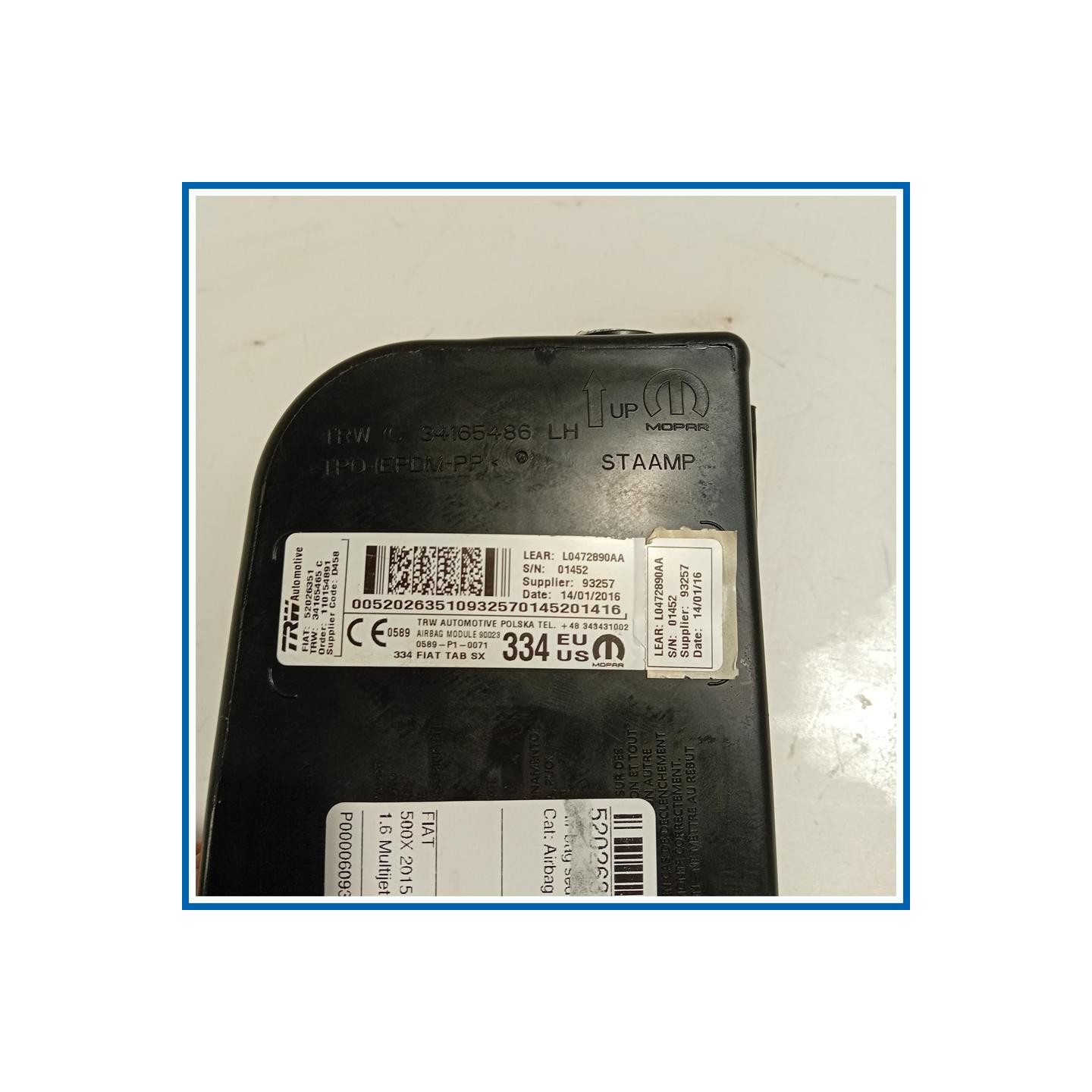Air-bag sedile (ant.) AIR BAG | sx. FIAT 500X