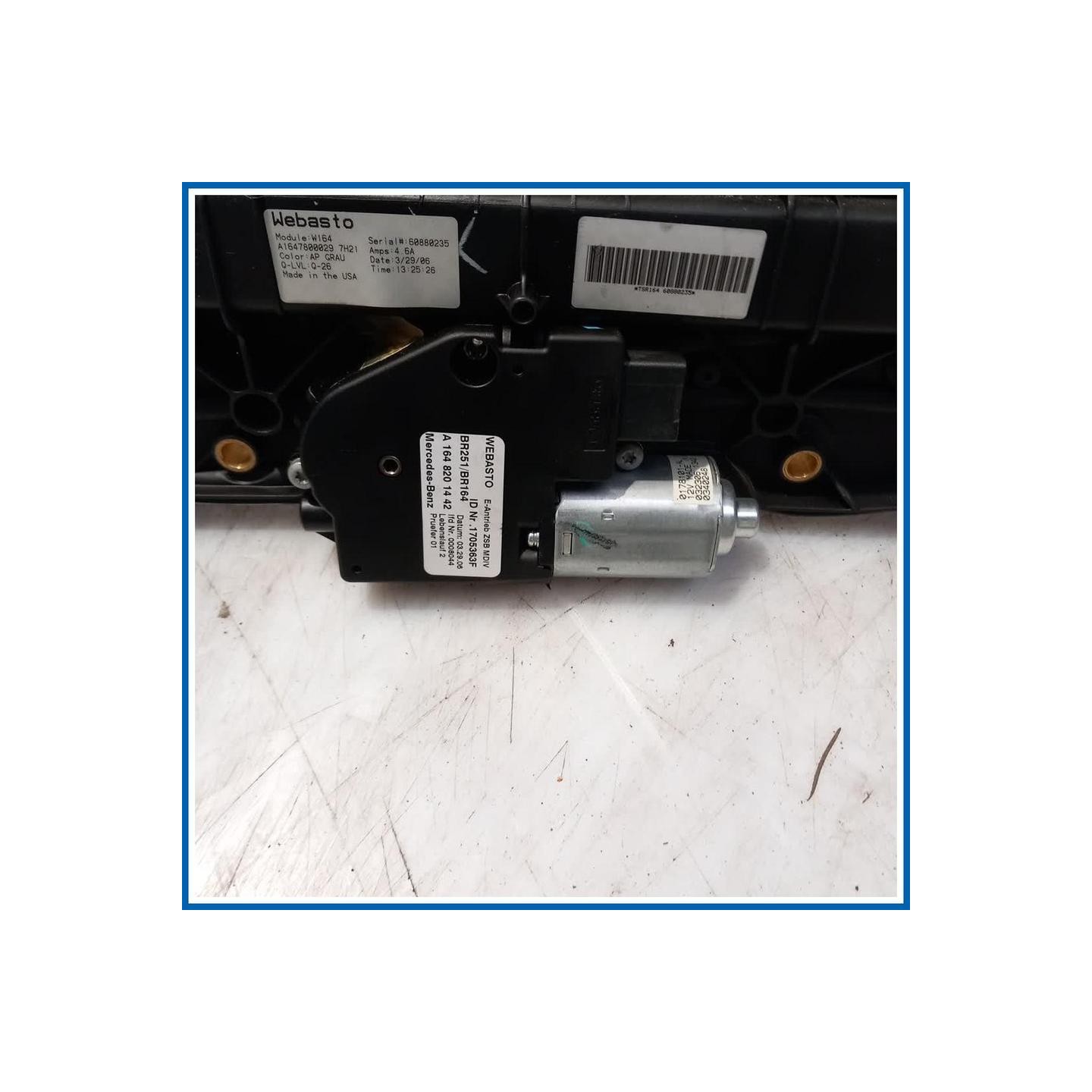 Cristallo tetto COPERCHIO MERCEDES Classe ML W164