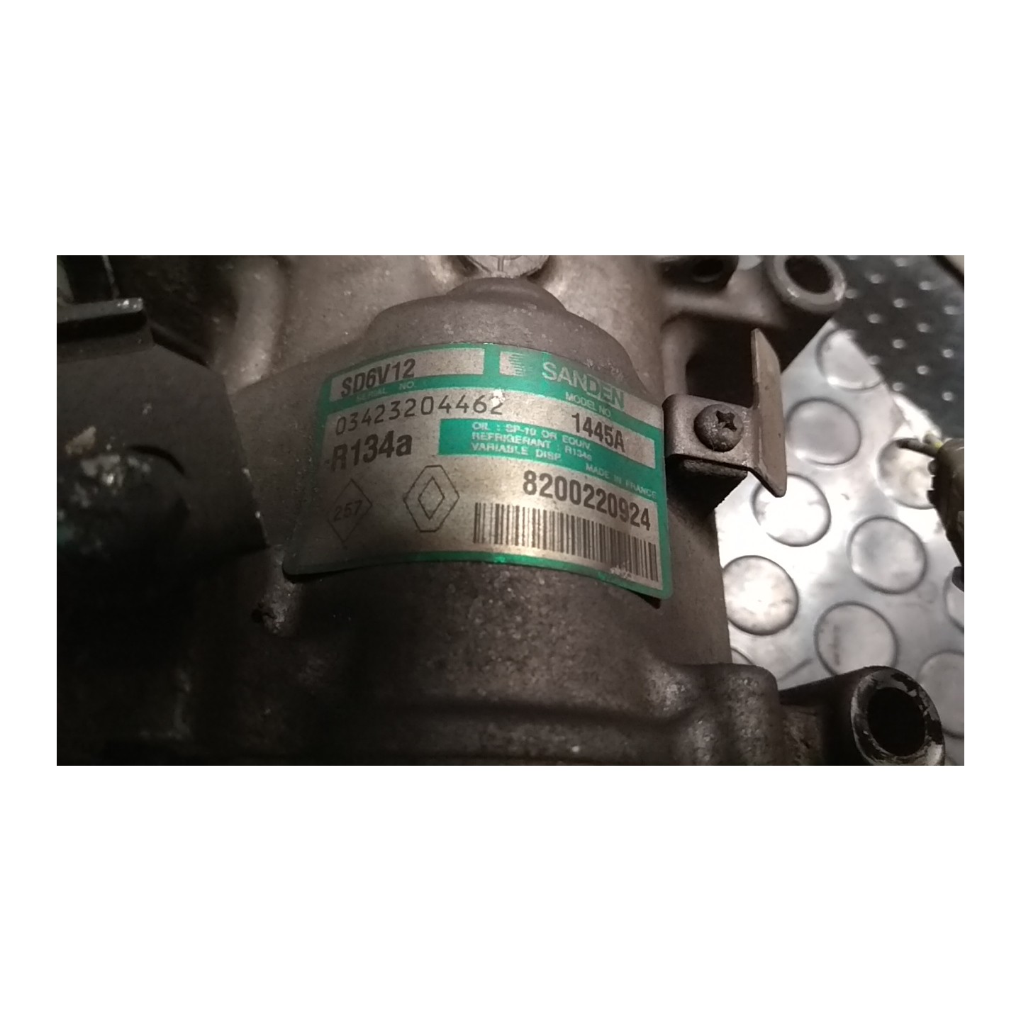 COMPRESSORE A/C 036 NISSAN MICRA (K12E) (11/02-05/06) K9K 2763000Q1M