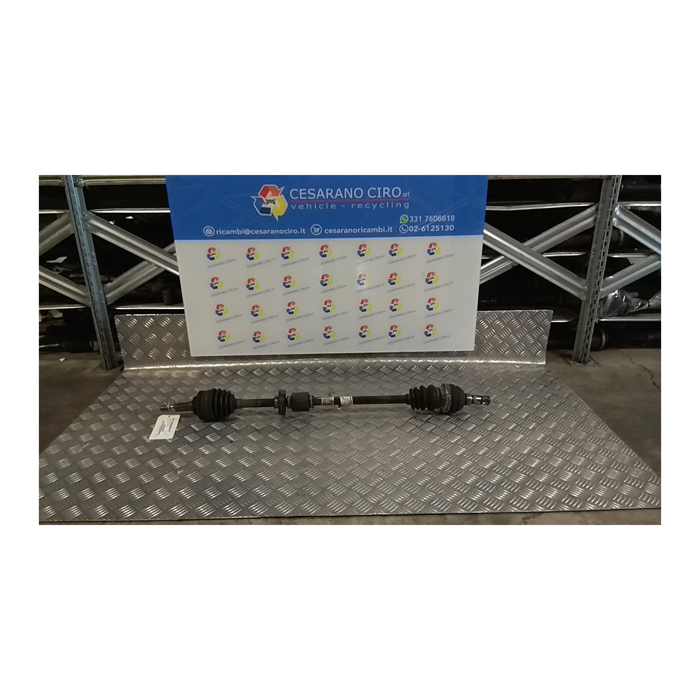 SEMIALBERO ANT. COMPL. DX. 043 CHEVROLET (DAEWOO) LACETTI (J200) (01/05-12/10) F14D3 96951692