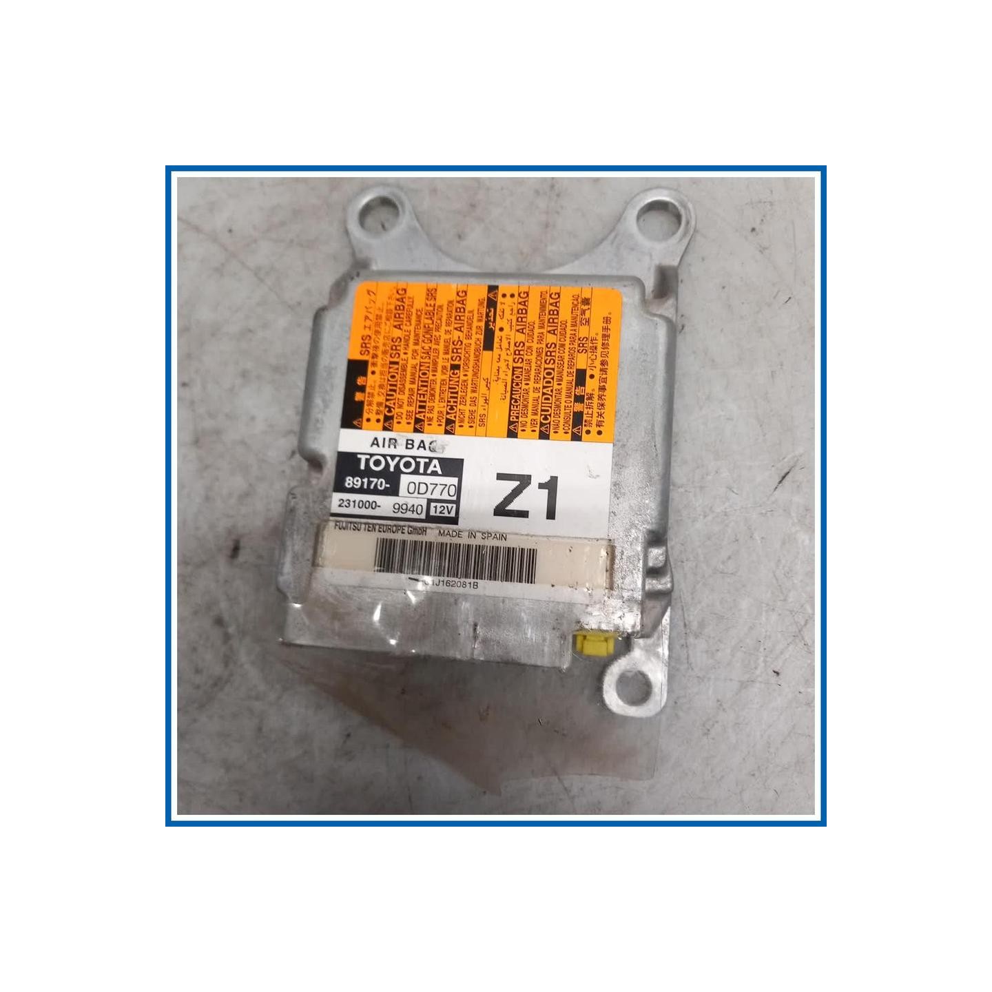Centralina air-bag SENSORE AIR-BAG TOYOTA Yaris IV