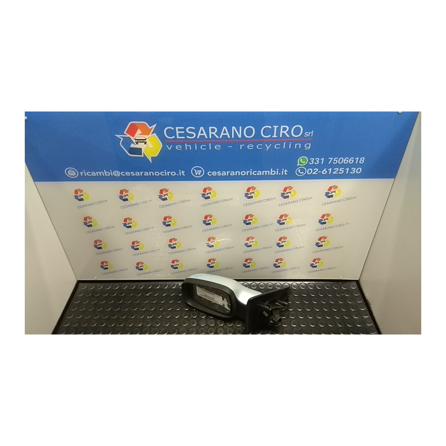 RETROVISORE EST. ELETTR. SX. 011 RENAULT MEGANE 2A SERIE (09/02-02/06) K9KF7 7701054687