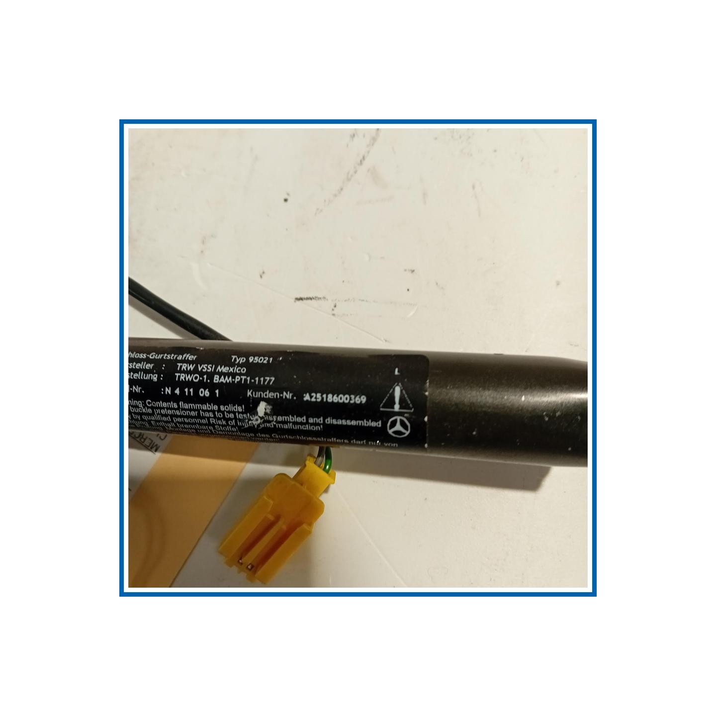 Attacco cintura CHIUSURA | sx. | ant. MERCEDES Classe ML W164