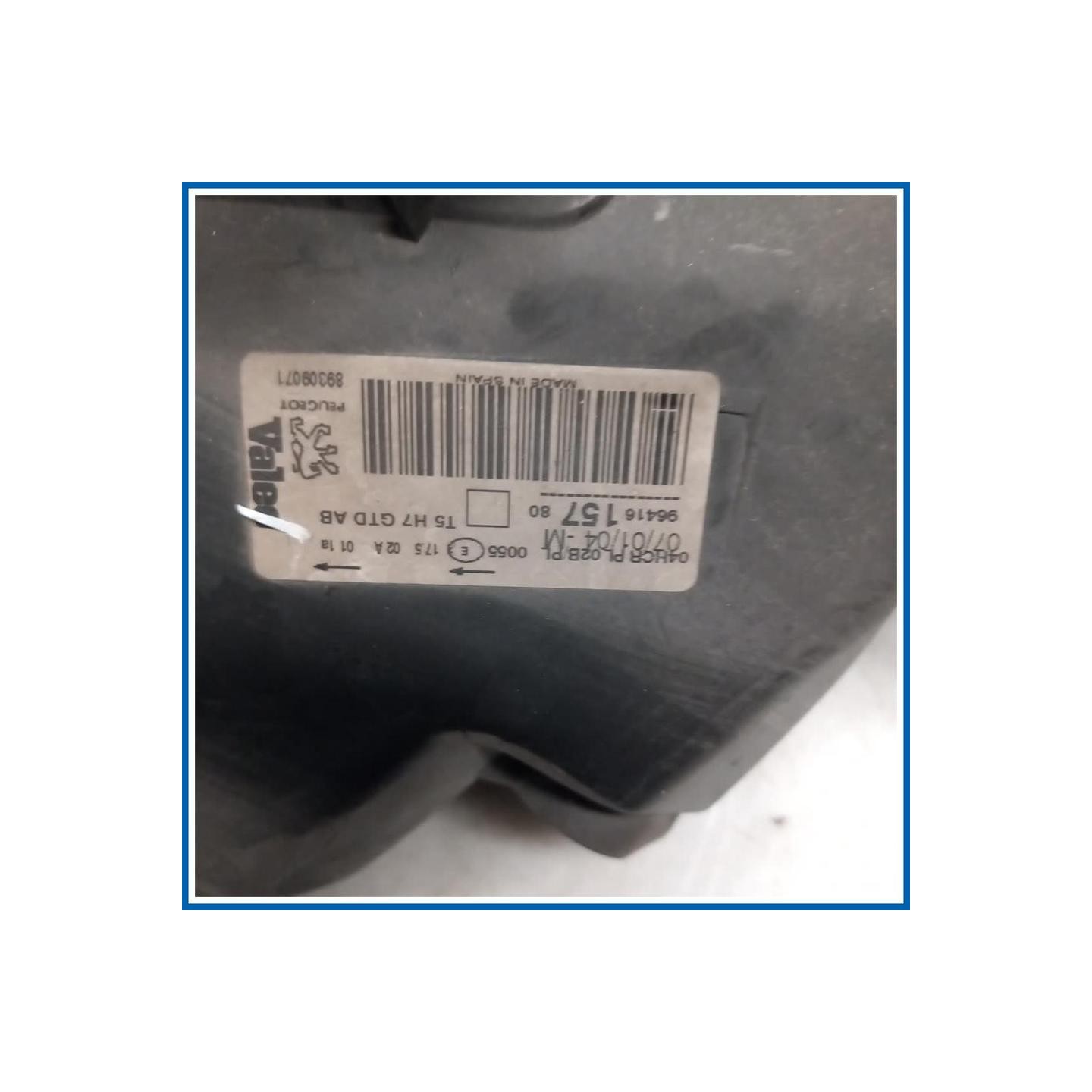 Proiettore ant. sx. PEUGEOT 307 I SW