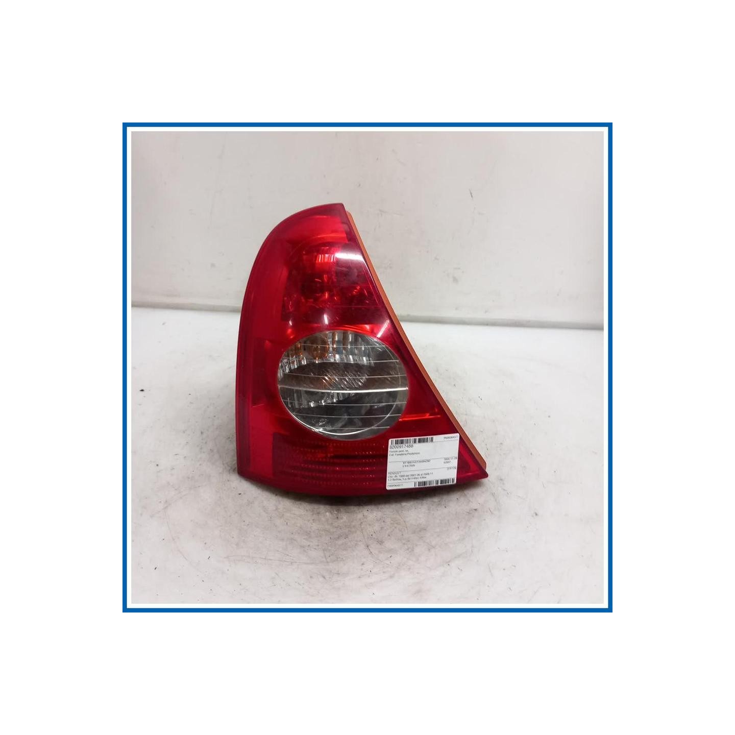 Fanale post. sx. RENAULT CLIO 2a Serie (05/01>11/10
